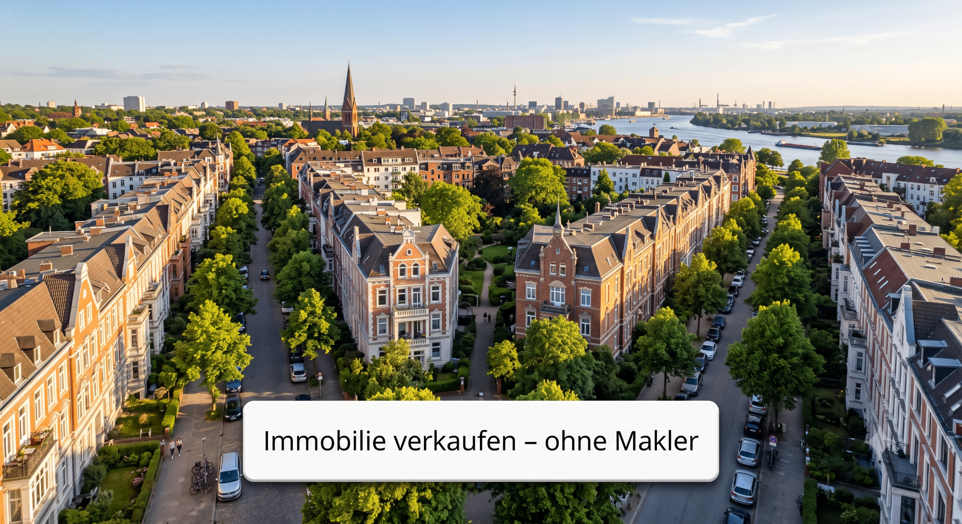 Hamburg Eppendorf Luftaufnahme Altbau-Viertel – Immobilie verkaufen ohne Makler